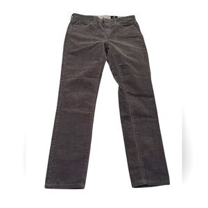 AG Adriano Goldschmied Stevie Jeans Womens Grey Slim Straight 24P